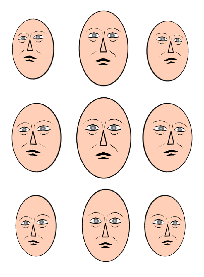 Nine Faces