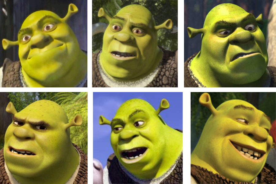 Shrek Face Tilts