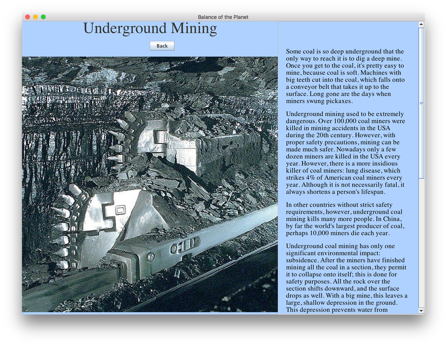 Underground Mining Backgrounder